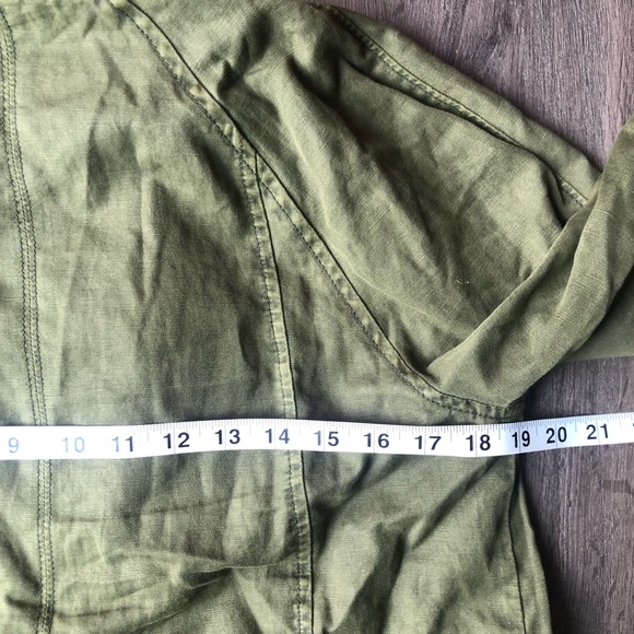 Anthropologie x Hei Hei Military Jacket Women’s Small Army Green Utility Lace - Picture 11 of 15